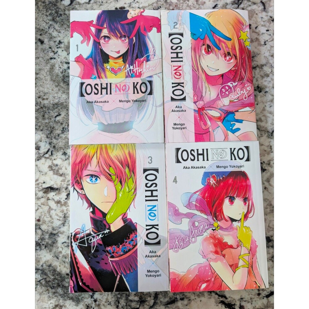 Oshi No Ko Manga Volumes 1-4 Like New English Authentic Yen Press